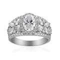 1 Carat Oval Semi Mount Ring