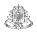 1.5 Carat Emerald Semi Mount Ring