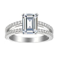 3 Carat Emerald Semi Mount Ring