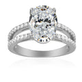 1.5 Carat Oval Semi Mount Ring
