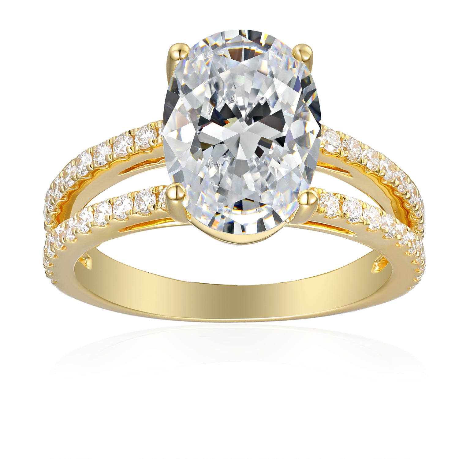 1.5 Carat Oval Semi Mount Ring