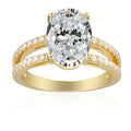 2.5 Carat Oval Semi Mount Ring