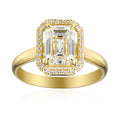 1.5 Carat Emerald Semi Mount Ring