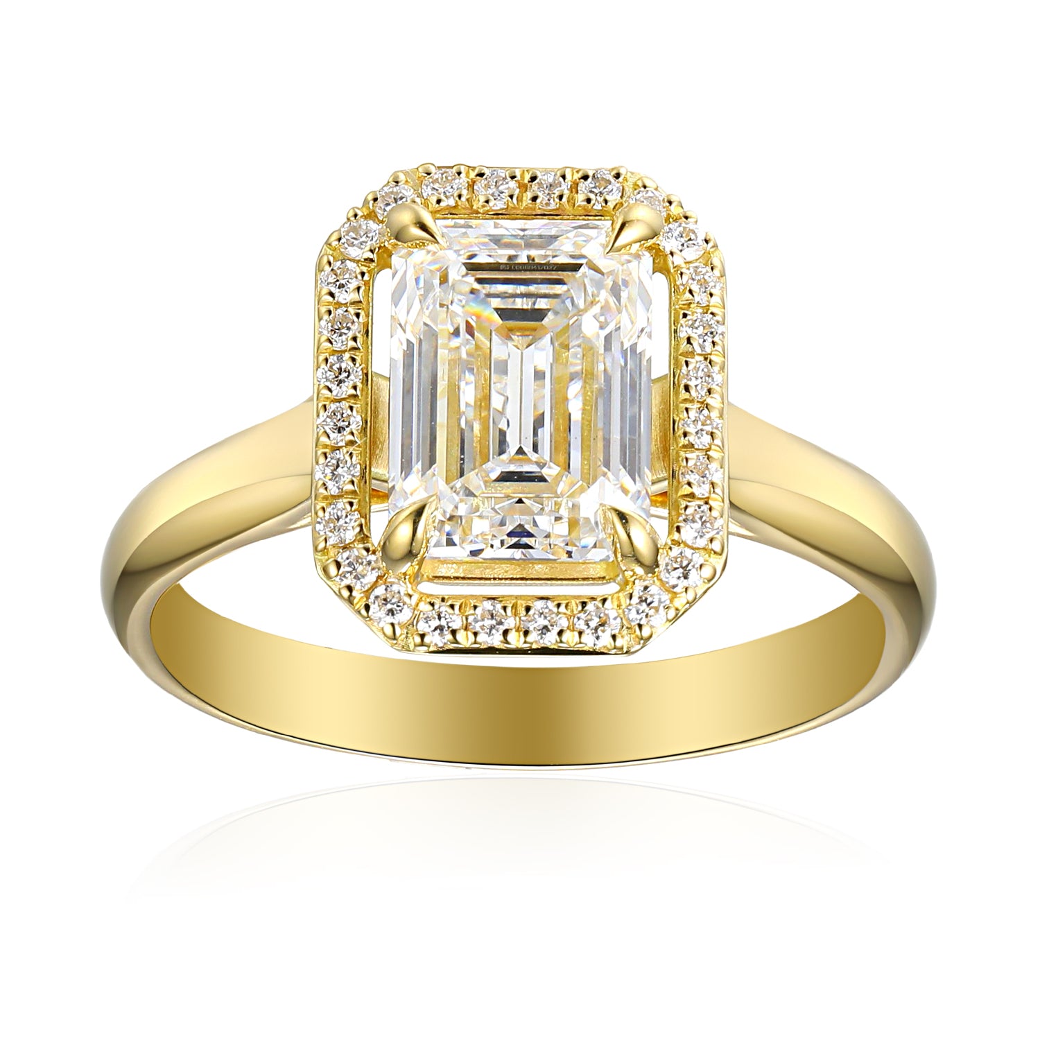 1.5 Carat Emerald Semi Mount Ring