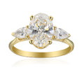2 Carat Oval Semi Mount Ring
