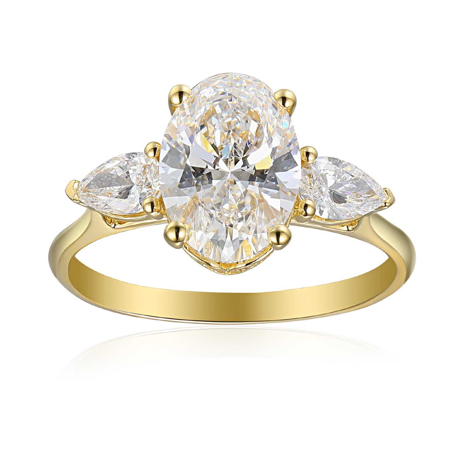 2 Carat Oval Semi Mount Ring