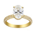 2 Carat Oval Semi Mount Ring