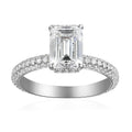 2 Carat Emerald Semi Mount Ring