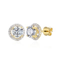 0.7 Carat Round Semi Mount Earrings