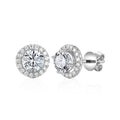 0.3 Carat Round Semi Mount Earrings