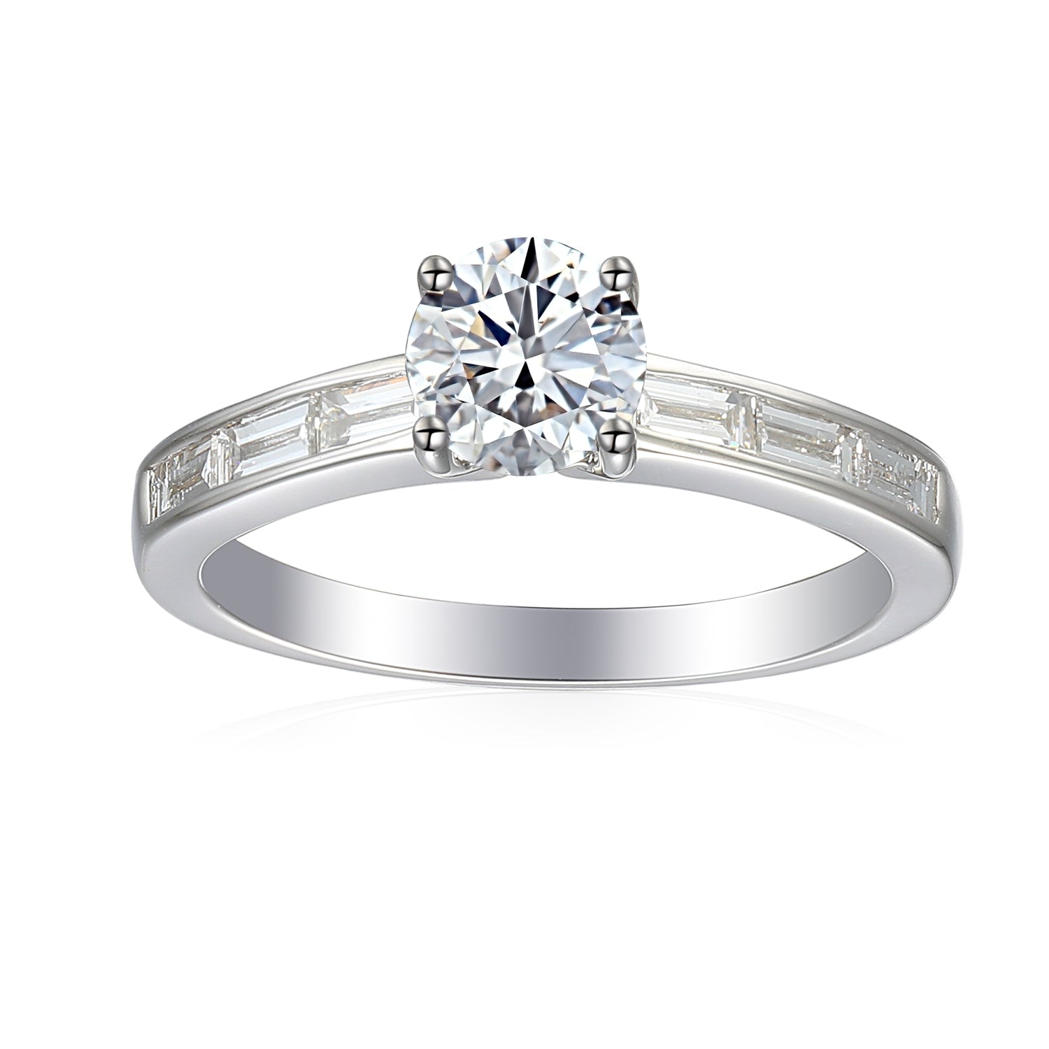 0.65 Carat Round Semi Mount Ring
