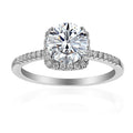 0.9 Carat Round Semi Mount Ring