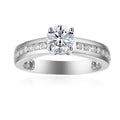 0.3 Carat Round Semi Mount Ring
