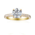 1 Carat Round Semi Mount Ring