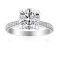 2 Carat Round Semi Mount Ring