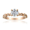 0.75 Carat Round Semi Mount Ring