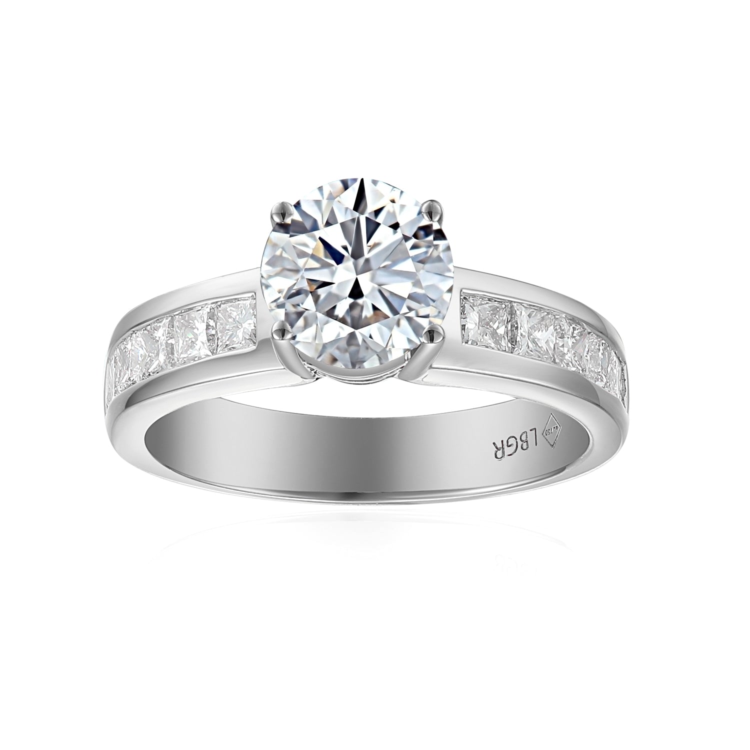 0.5 Carat Round Engagement Ring