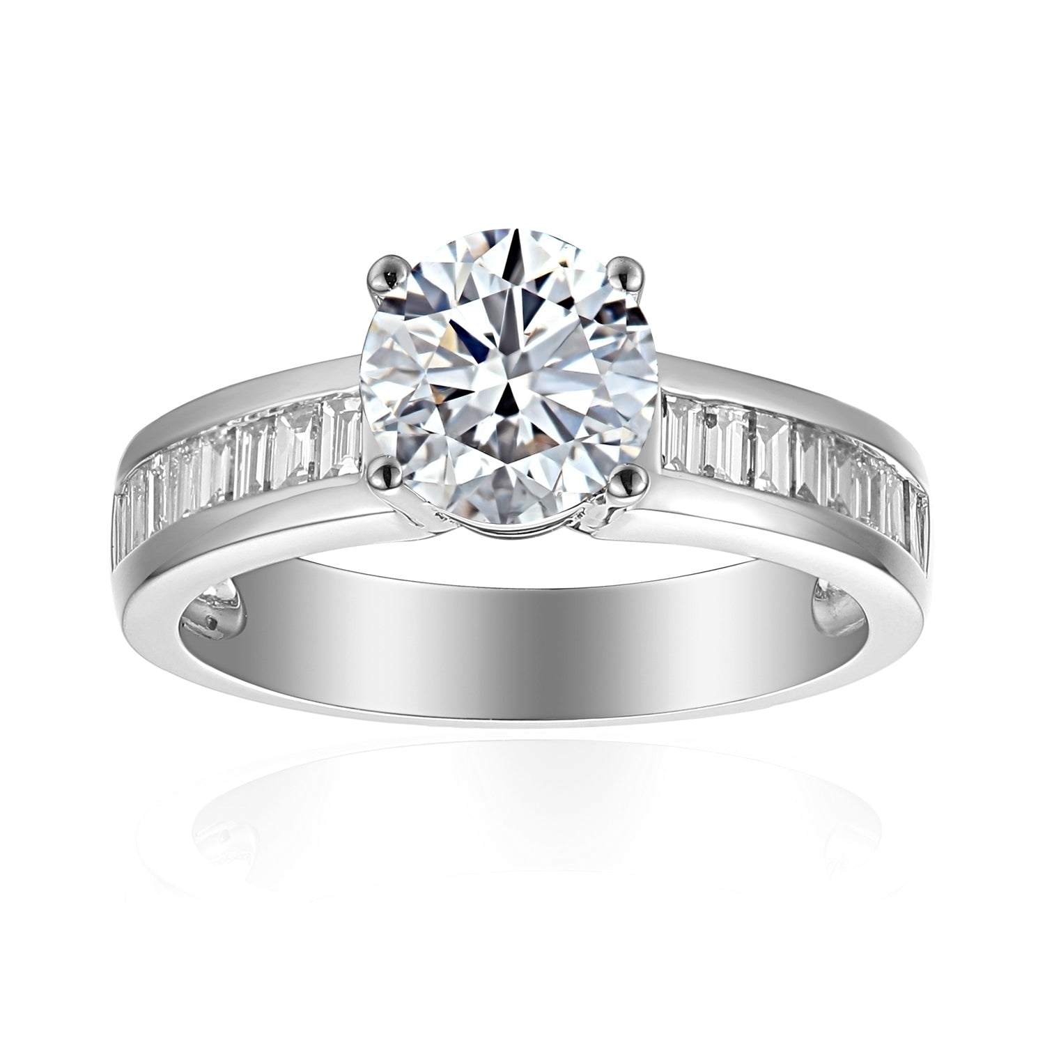 1 Carat Round Engagement Ring
