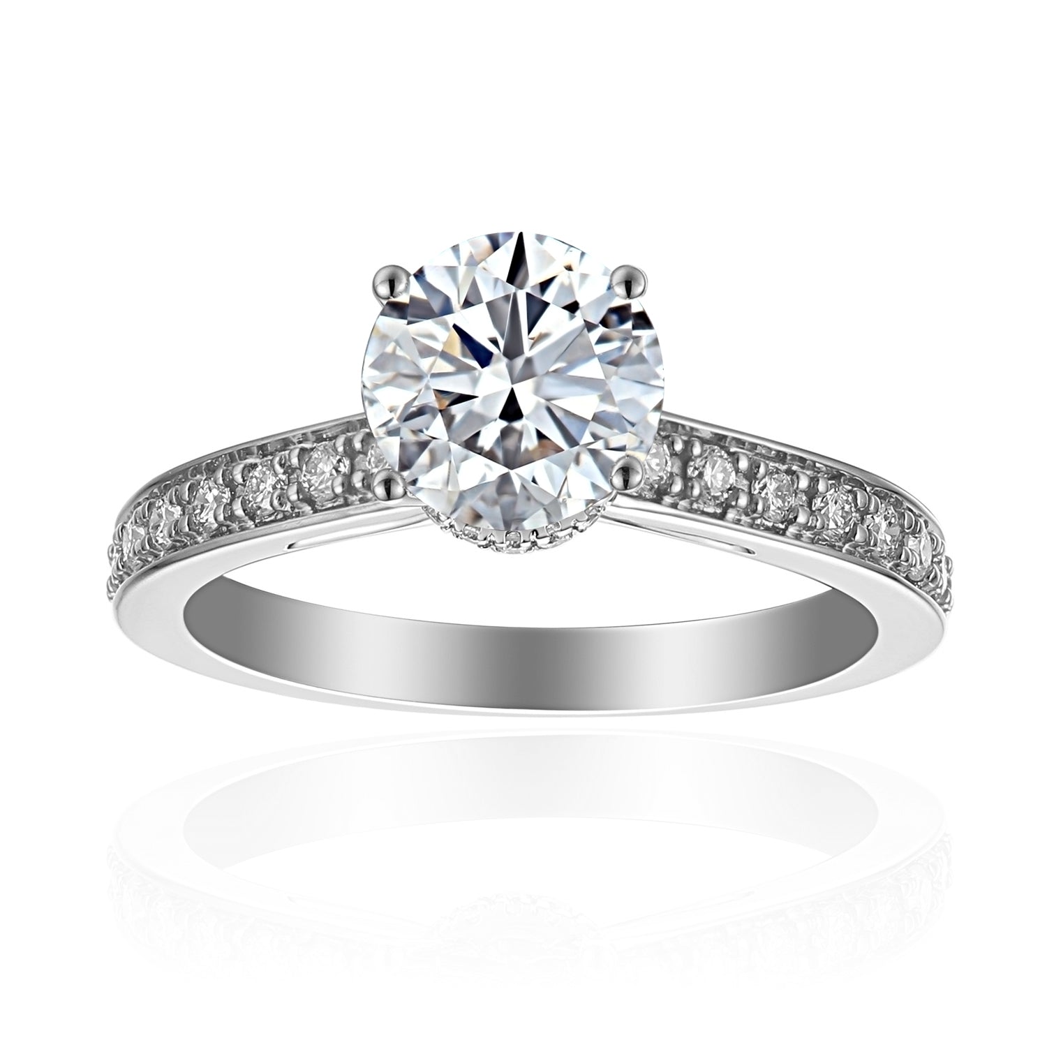 0.7 Carat Round Engagement Ring