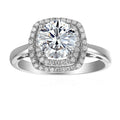0.9 Carat Round Engagement Ring