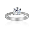 1 Carat Round Engagement Ring