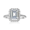 1.5 Carat Emerald Engagement Ring