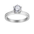1 Carat Round Engagement Ring
