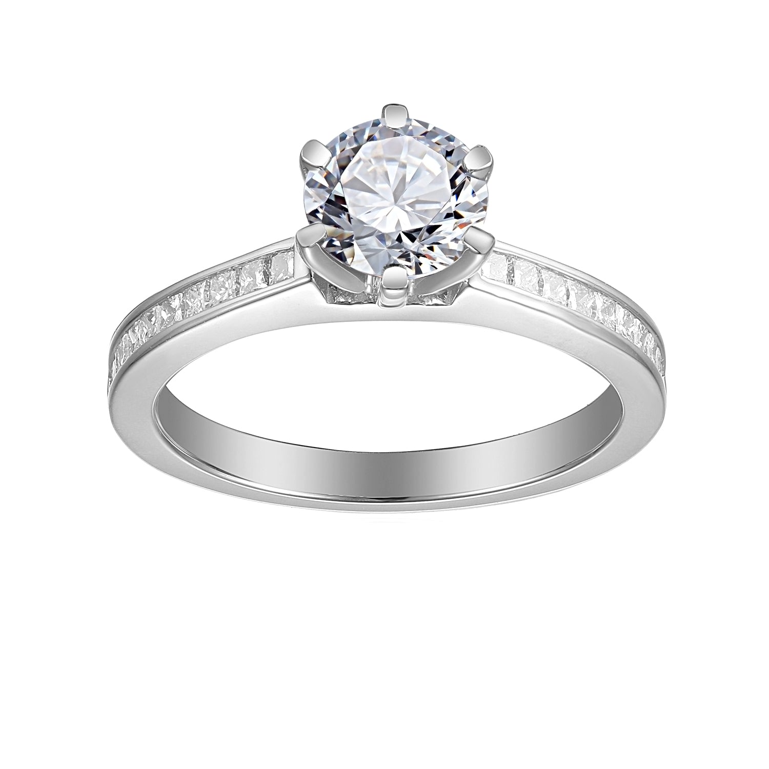 1 Carat Round Engagement Ring