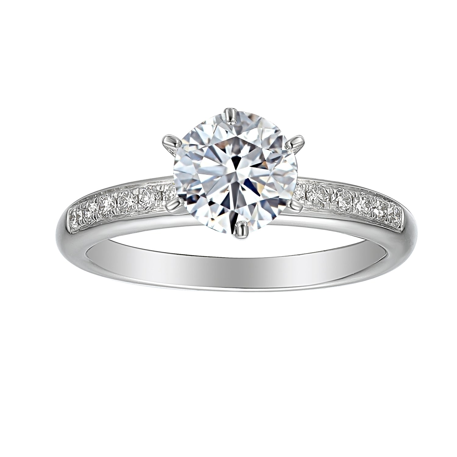 1.5 Carat Round Engagement Ring