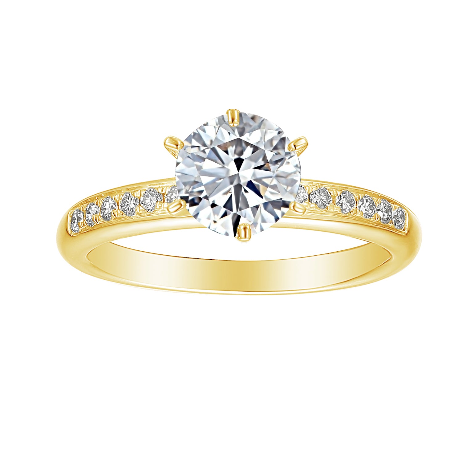 1.25 Carat Round Engagement Ring