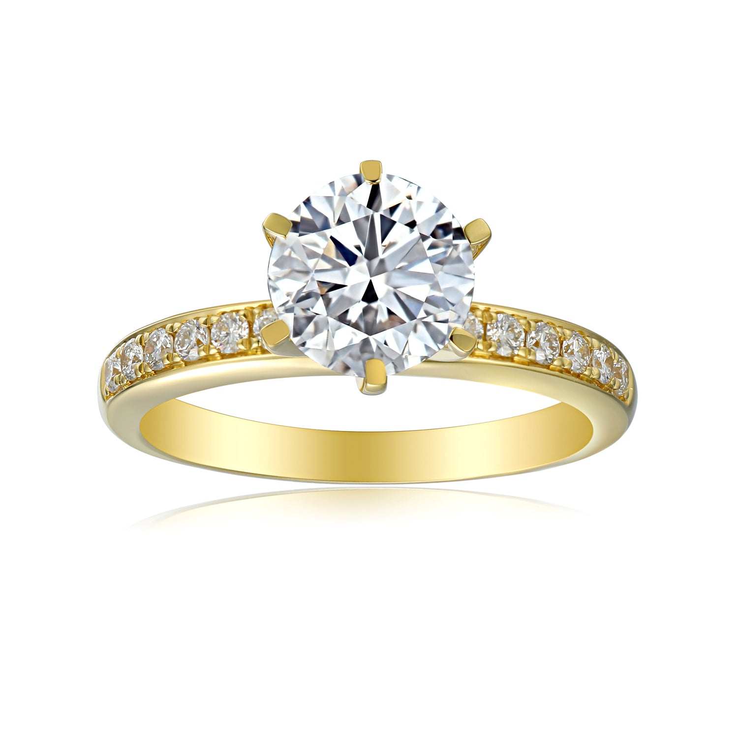 1 Carat Round Engagement Ring