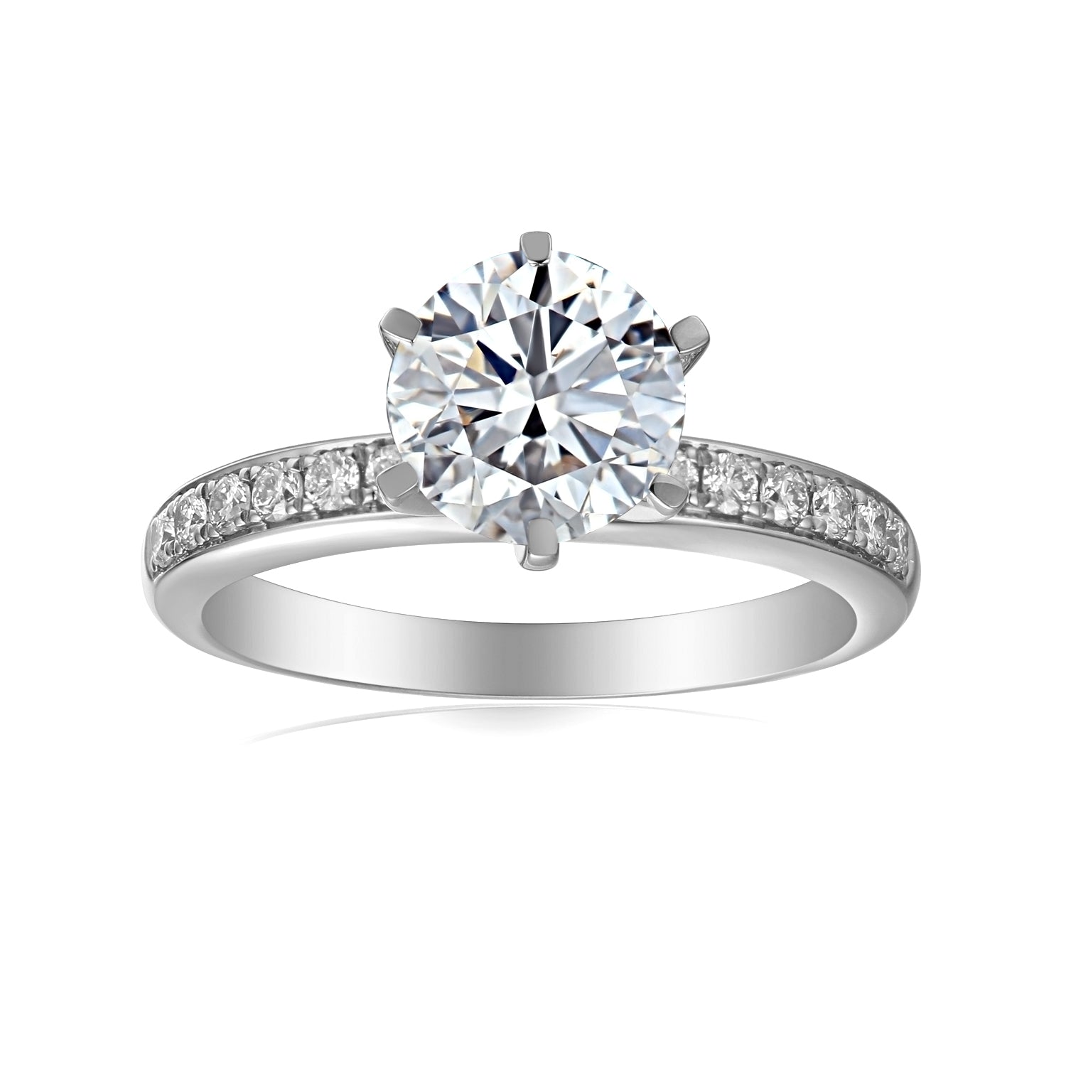 0.5 Carat Round Engagement Ring