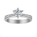 1 Carat Round Engagement Ring