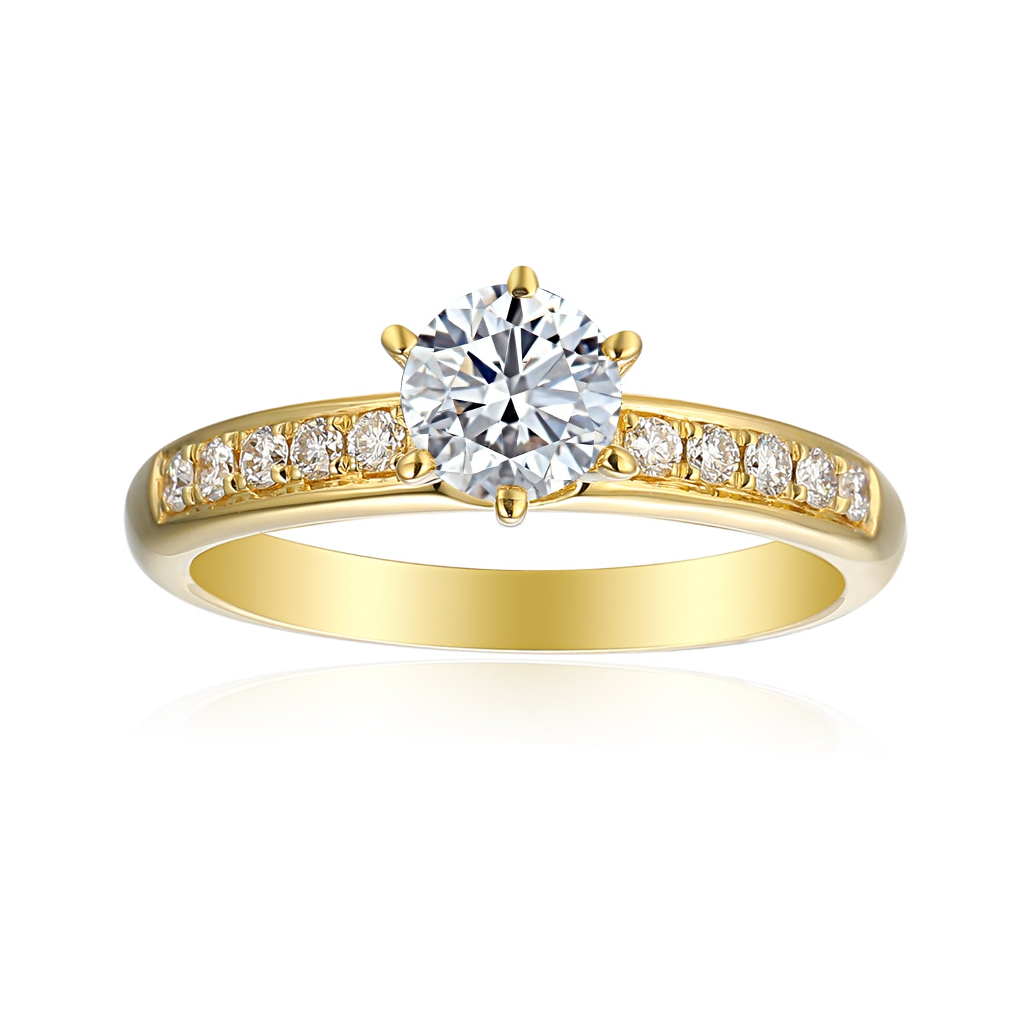 0.5 Carat Round Engagement Ring
