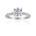 0.46 Carat Round Engagement Ring