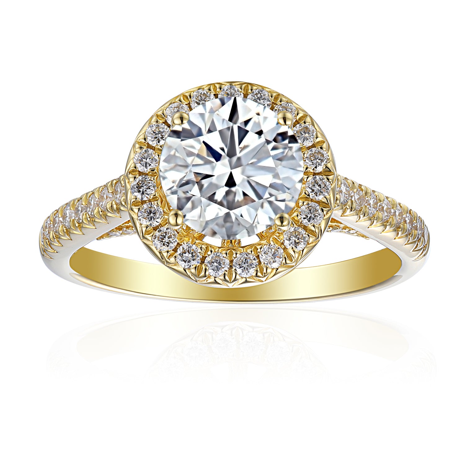 1 Carat Round Engagement Ring