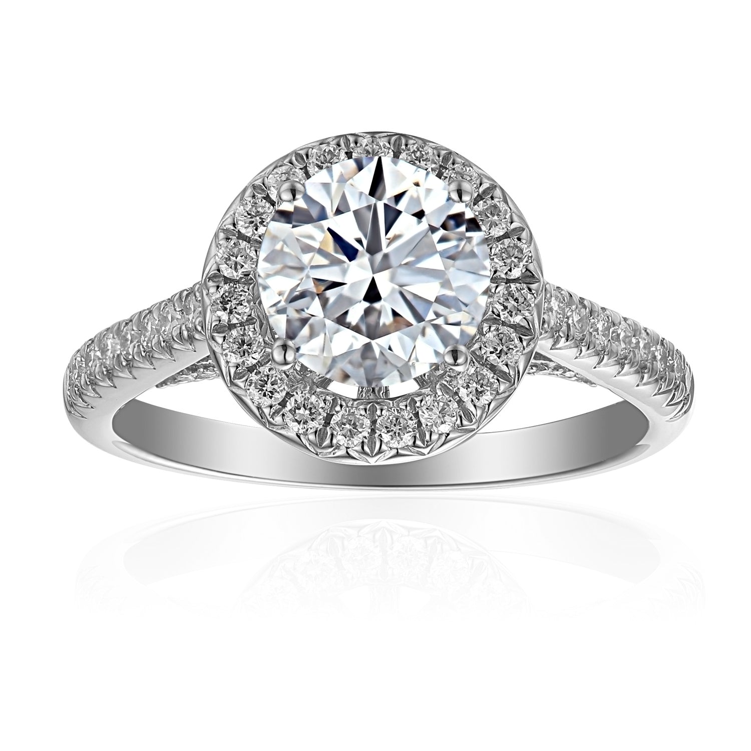 1 Carat Round Engagement Ring