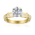 1 Carat Round Semi Mount Ring