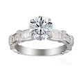 1 Carat Round Semi Mount Ring