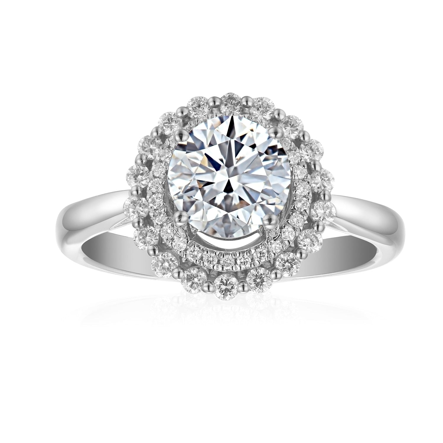 1 Carat Round Engagement Ring