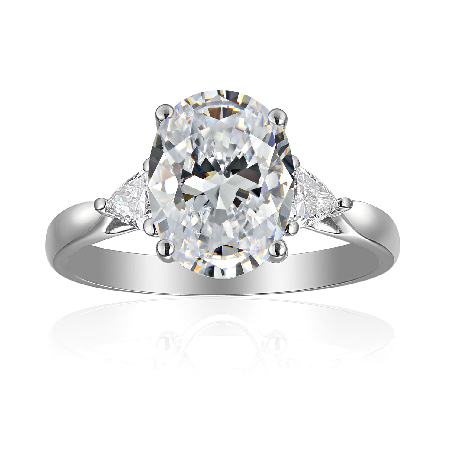 2 Carat Oval Semi Mount Ring