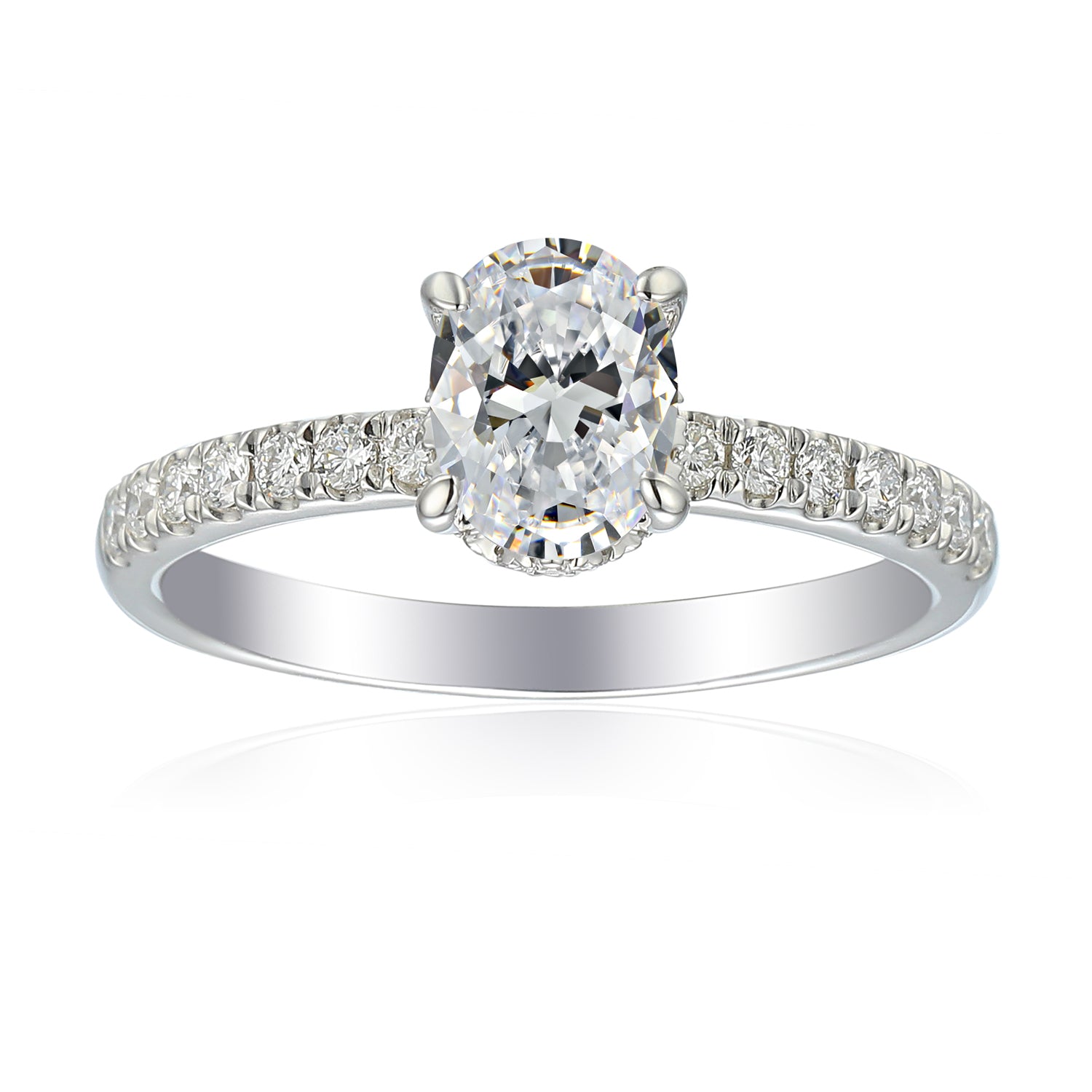 1 Carat Round Engagement Ring
