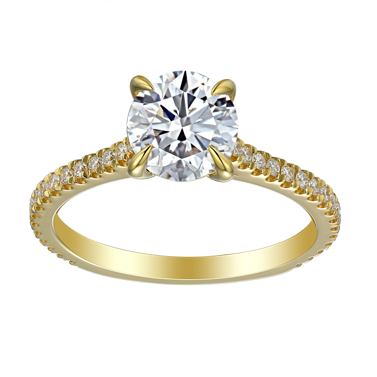 1 Carat Round Engagement Ring