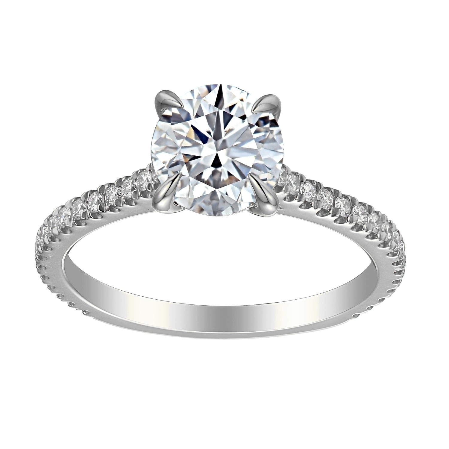1 Carat Round Engagement Ring