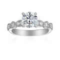1 Carat Round Semi Mount Ring