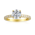 1 Carat Round Semi Mount Ring
