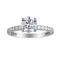 1 Carat Round Semi Mount Ring