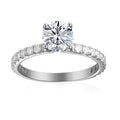 1 Carat Round Semi Mount Ring