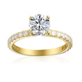1 Carat Round Semi Mount Ring