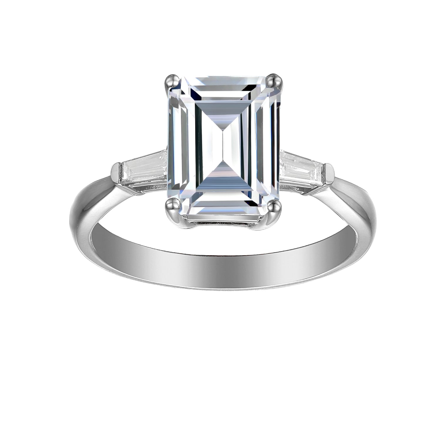 0.5 Carat Emerald Semi Mount Ring